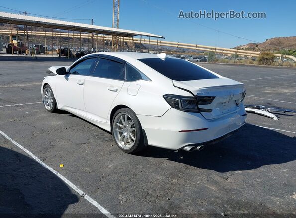 1HGCV2F3XLA007730 2020 HONDA ACCORD White Trasero izquierdo