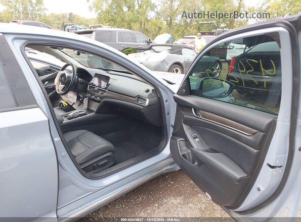 1HGCV2F92NA001444 2022 HONDA ACCORD Gray Вид салону спереду
