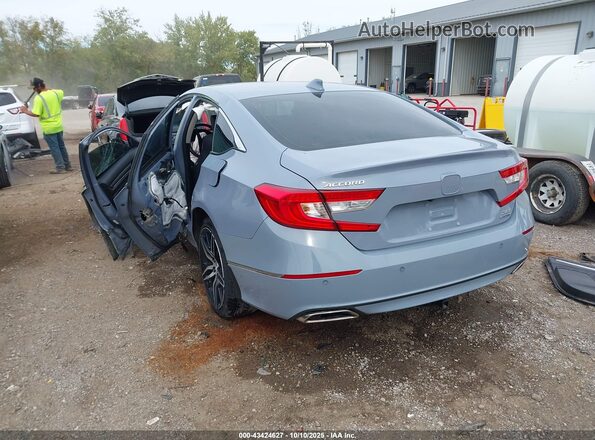 1HGCV2F92NA001444 2022 HONDA ACCORD Gray Задня ліва чверть