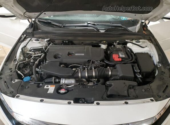 1HGCV2F95LA007624 2020 HONDA ACCORD White Սալոնի հետևի տեսք