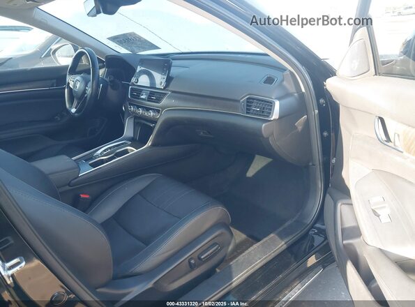 1HGCV2F99LA008937 2020 HONDA ACCORD Black Սալոնի դիմացի տեսք