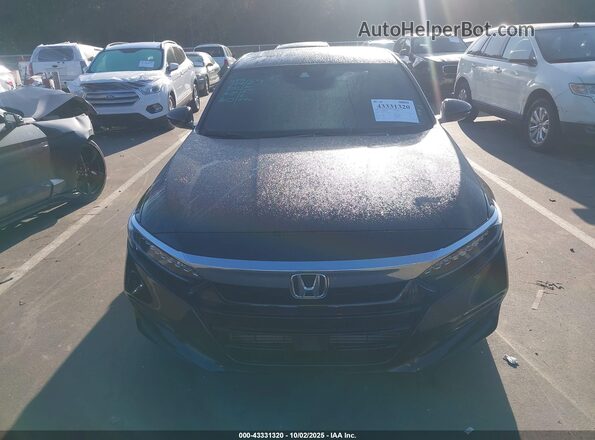 1HGCV2F99LA008937 2020 HONDA ACCORD Black Սալոնի հետևի տեսք