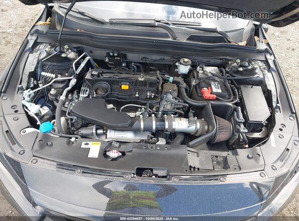 1HGCV2F9XNA012434 2022 HONDA ACCORD Black Вид ззаду