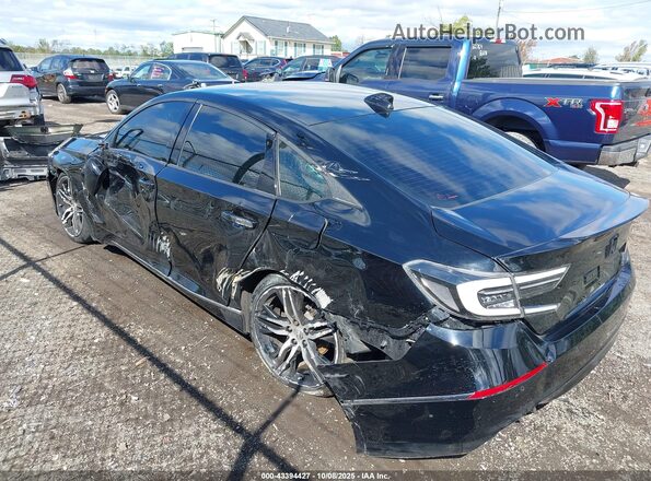 1HGCV2F9XNA012434 2022 HONDA ACCORD Black Задня ліва чверть