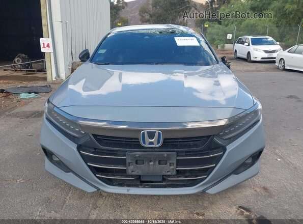 1HGCV3F22NA004854 2022 HONDA ACCORD Gray Vista del cuadro de instrumentos
