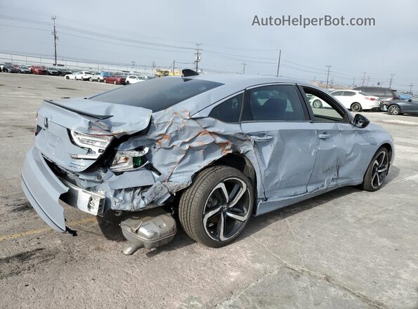 1HGCV3F23NA033165 2022 HONDA ACCORD Gray Задня права чверть