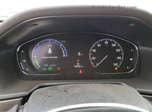 1HGCV3F23NA033165 2022 HONDA ACCORD Gray Вид щитка приладів