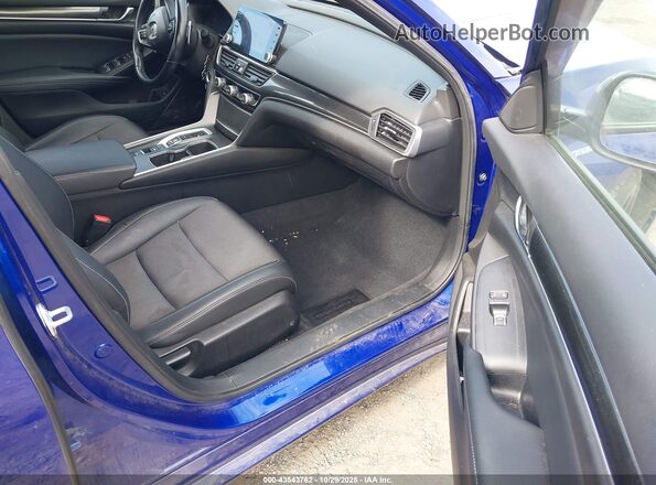 1HGCV3F24NA019873 2022 HONDA ACCORD Blue Vista interior delantera