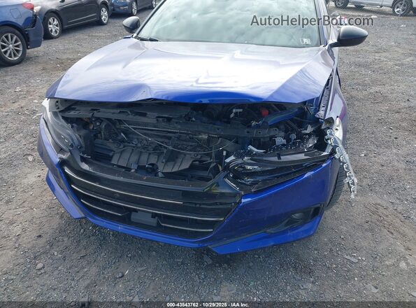 1HGCV3F24NA019873 2022 HONDA ACCORD Blue Vista frontal