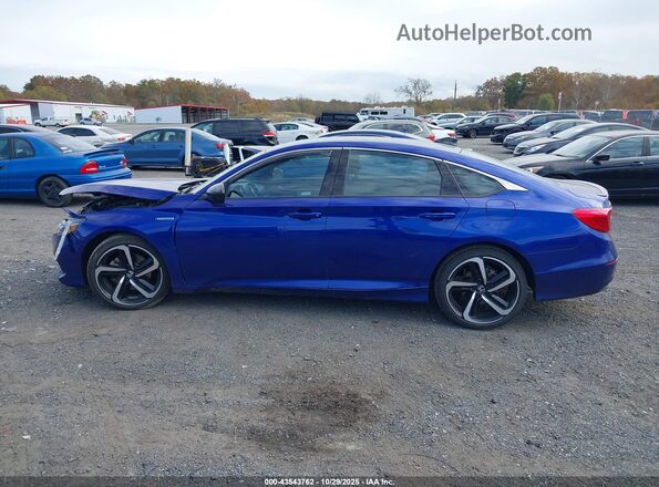 1HGCV3F24NA019873 2022 HONDA ACCORD Blue Vista interior de 360 grados