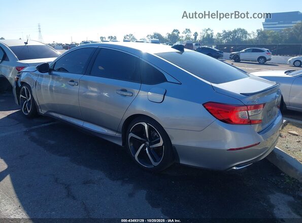1HGCV3F26NA000483 2022 HONDA ACCORD Серый Задняя левая четверть
