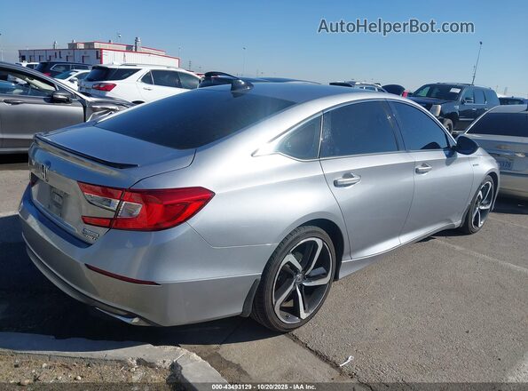 1HGCV3F26NA000483 2022 HONDA ACCORD Серый Задняя правая четверть