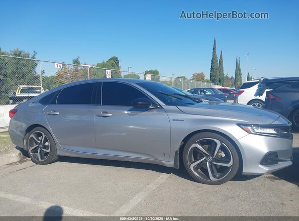 1HGCV3F26NA000483 2022 HONDA ACCORD Серый Вид задней части салона