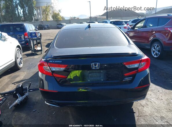 1HGCV3F29NA000039 2022 HONDA ACCORD HYBRID Black 