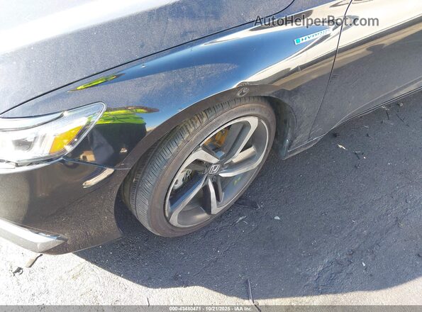 1HGCV3F29NA000039 2022 HONDA ACCORD HYBRID Black 