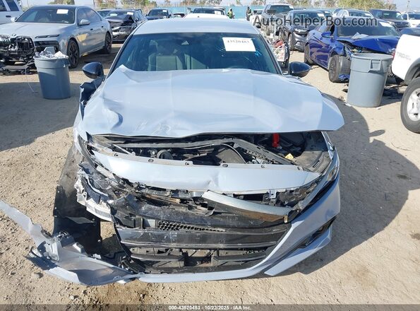 1HGCV3F2XNA032949 2022 HONDA ACCORD Gray Вид щитка приладів