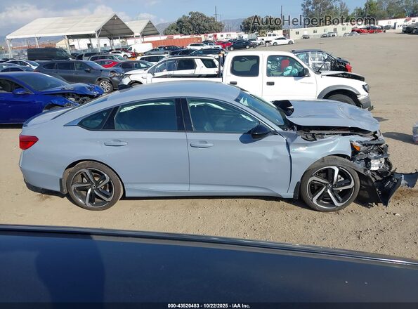 1HGCV3F2XNA032949 2022 HONDA ACCORD Gray Вид задньої частини салону