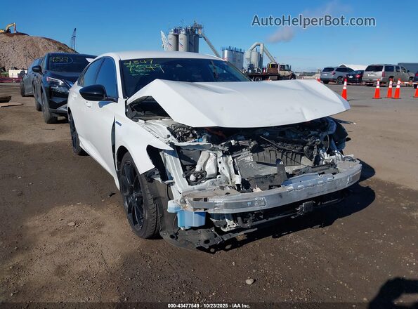 1HGCV3F2XNA035950 2022 HONDA ACCORD White Widok z przodu