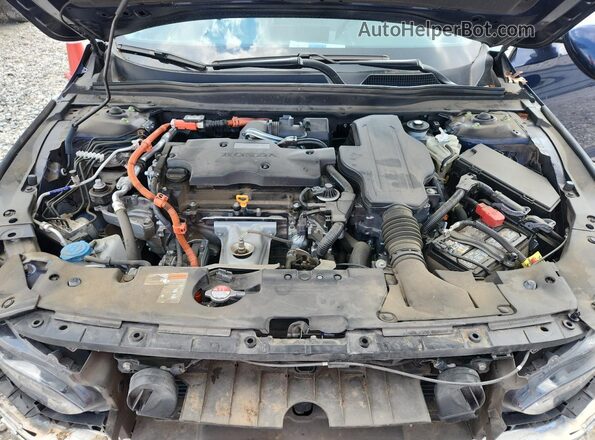 1HGCV3F41LA016668 2020 HONDA ACCORD Синий Вид задней части салона