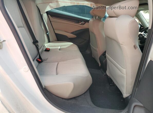 1HGCV3F48LA011189 2020 HONDA ACCORD White Widok tylnych siedzeń