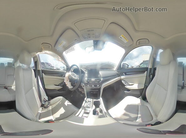 1HGCV3F48LA011189 2020 HONDA ACCORD White Widok wnętrza 360 stopni