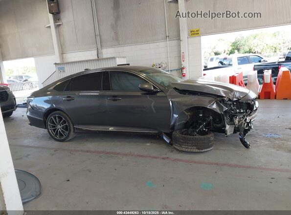 1HGCV3F4XLA008911 2020 HONDA ACCORD Gray Vista interior de 360 grados