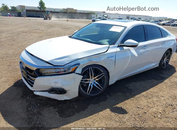 1HGCV3F91NA022520 2022 HONDA ACCORD White Vista tres cuartos delantera izquierda