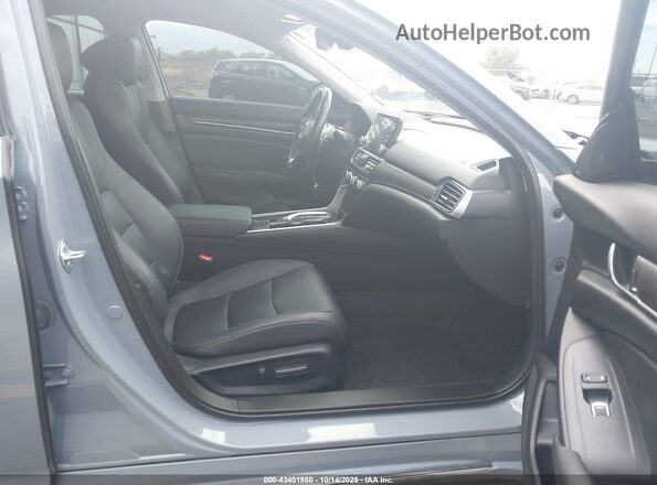 1HGCV3F93NA024463 2022 HONDA ACCORD Gray Вид салону спереду