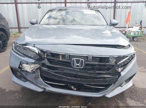 1HGCV3F93NA024463 2022 HONDA ACCORD Gray Вид задньої частини салону