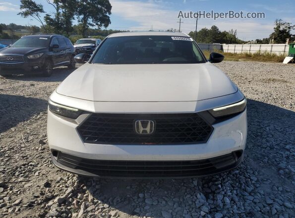 1HGCY2F50PA005421 2023 HONDA ACCORD White Դիմացի տեսք