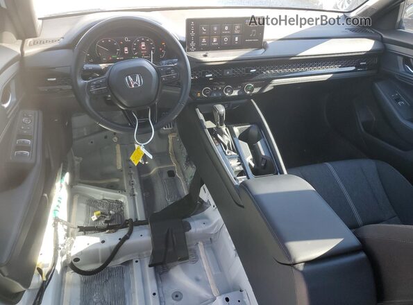 1HGCY2F50PA005421 2023 HONDA ACCORD White Առջևի վահանակի տեսք