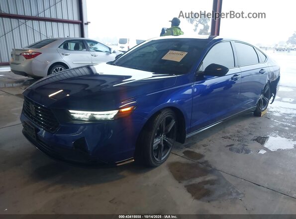 1HGCY2F7XPA058161 2023 HONDA ACCORD Blue Front left