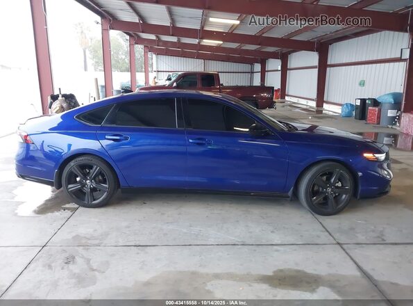 1HGCY2F7XPA058161 2023 HONDA ACCORD Blue Rear interior view