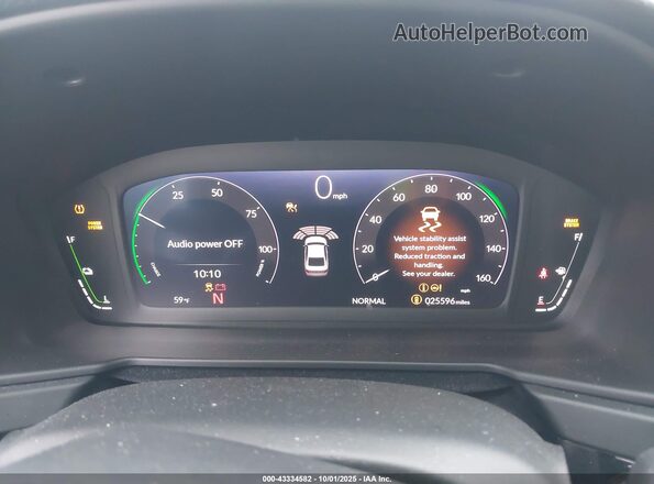 1HGCY2F83PA027410 2023 HONDA ACCORD White Հետևի նստատեղերի տեսք