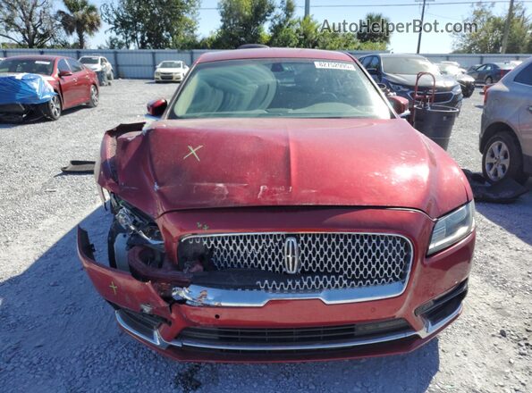 1LN6L9PK8H5603267 2017 LINCOLN CONTINENTA Красный 