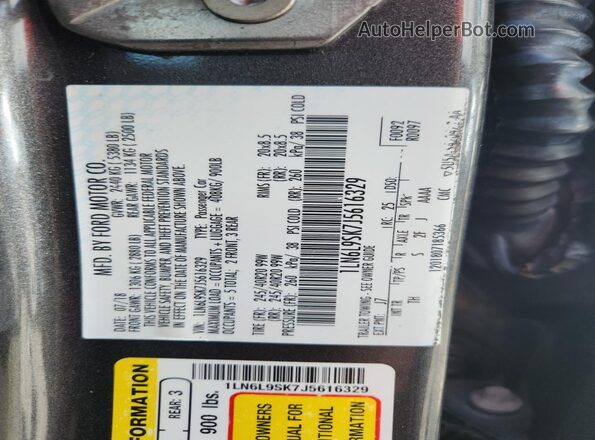 1LN6L9SK7J5616329 2018 LINCOLN CONTINENTA Угольный 