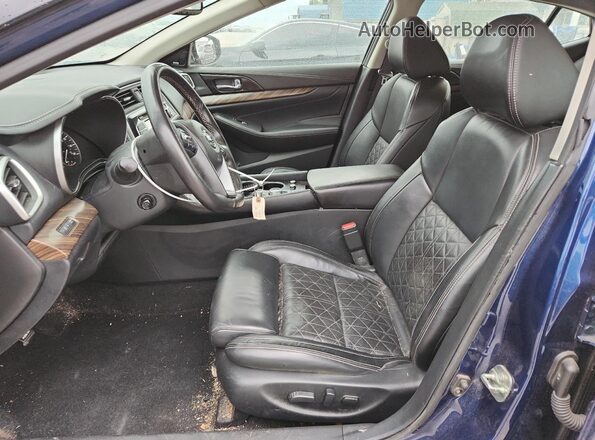1N4AA6AP3HC432355 2017 NISSAN MAXIMA Blue Vista interior delantera