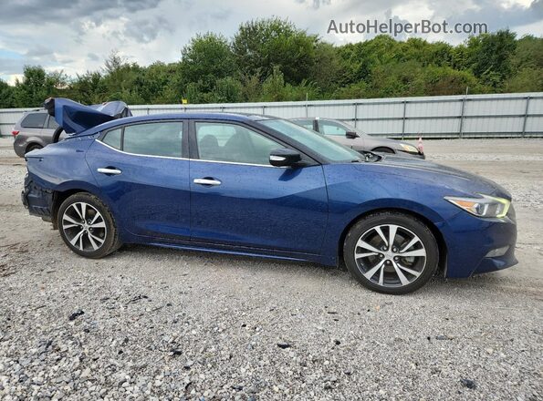 1N4AA6AP3HC432355 2017 NISSAN MAXIMA Blue Delantero derecho