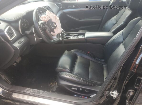 1N4AA6AP6HC433032 2017 NISSAN MAXIMA Black წინა სალონის ხედი