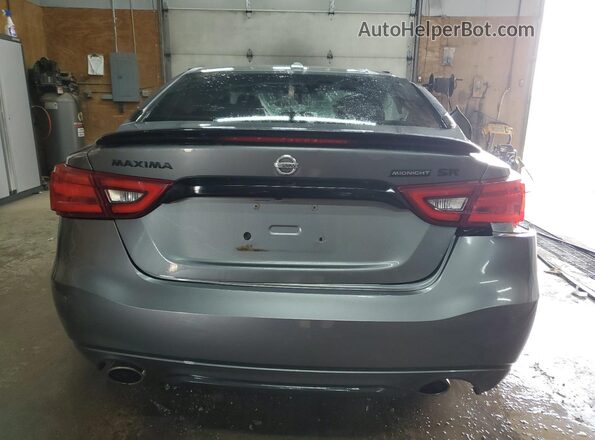 1N4AA6AP8JC371672 2018 NISSAN MAXIMA Charcoal Rear view