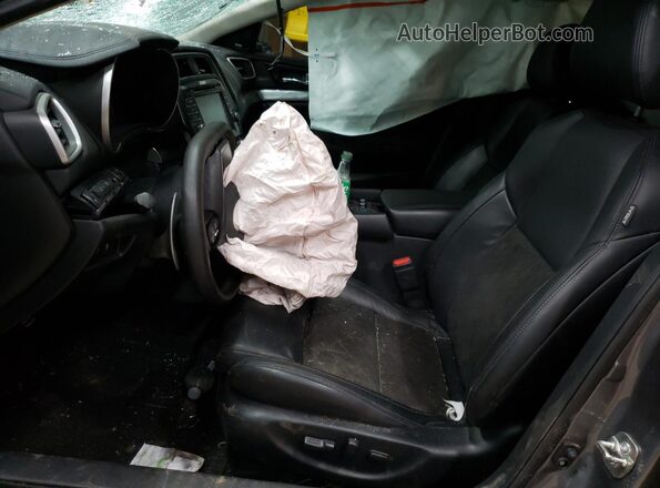 1N4AA6AP8JC371672 2018 NISSAN MAXIMA Charcoal Front interior view