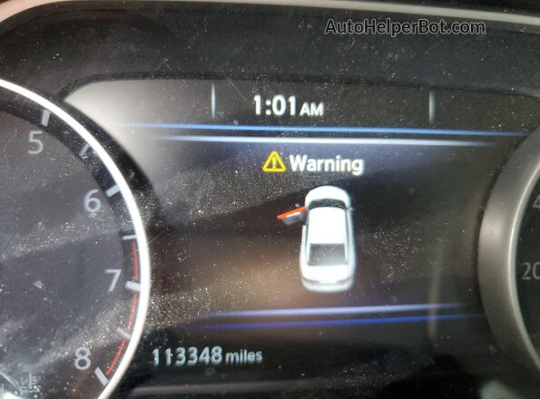 1N4AA6AP8JC371672 2018 NISSAN MAXIMA Charcoal Instrument cluster view