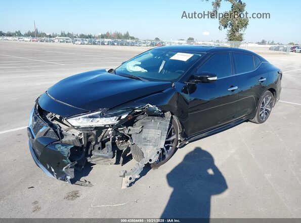 1N4AA6AV0KC369785 2019 NISSAN MAXIMA Black Przód lewy