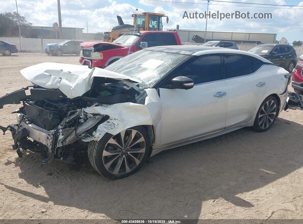 1N4AA6AV1KC373215 2019 NISSAN MAXIMA White Առջևի ձախ երեք քառորդ տեսարան