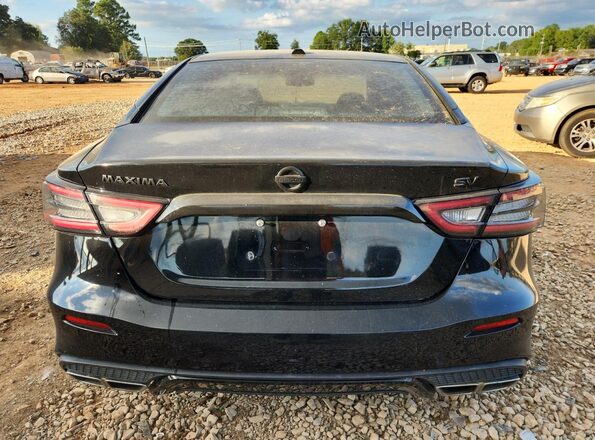 1N4AA6AV8KC371459 2019 NISSAN MAXIMA Black Вид ззаду
