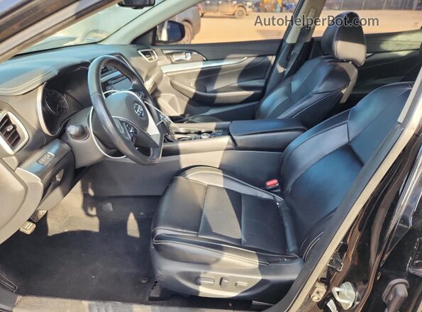 1N4AA6AV8KC371459 2019 NISSAN MAXIMA Black Вид салону спереду