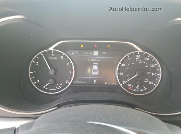 1N4AA6CV0LC381854 2020 NISSAN MAXIMA Silver Սարքավորումների վահանակի տեսք