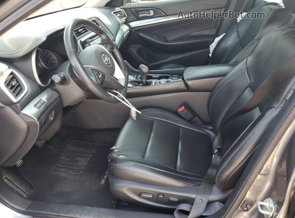 1N4AA6CV2LC360763 2020 NISSAN MAXIMA Gray Вид салону спереду