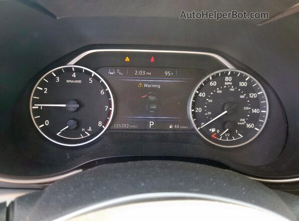 1N4AA6CV2LC370239 2020 NISSAN MAXIMA Черный Вид щитка приборов