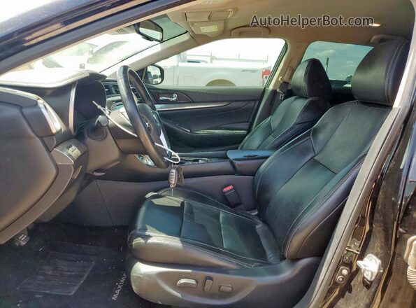 1N4AA6CV2LC370239 2020 NISSAN MAXIMA Черный Вид салона спереди